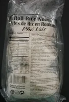 Pâtes de riz en rouleaux