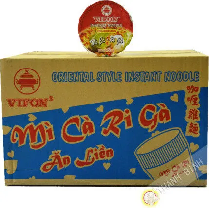 Soupe Nouille Curry Poulet Bol Ngon Ngon Carton 24X60G