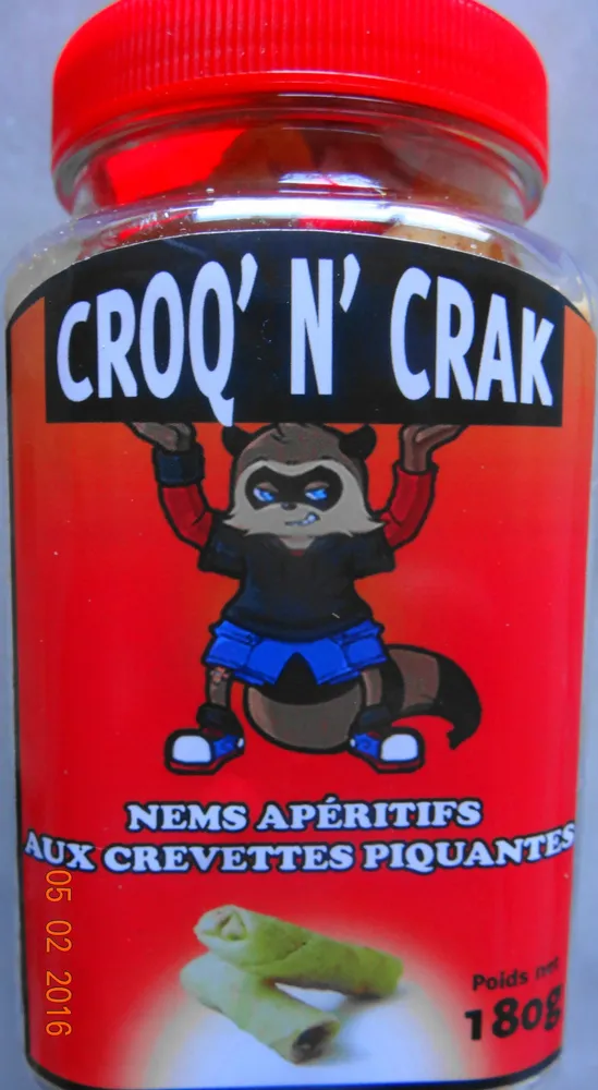 Nems apéritifs aux crevettes piquantes