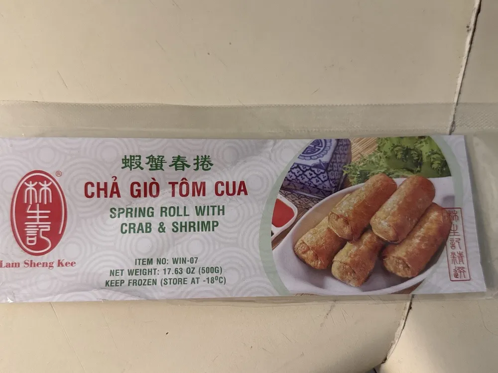 Spring Roll With Crab And shrimp