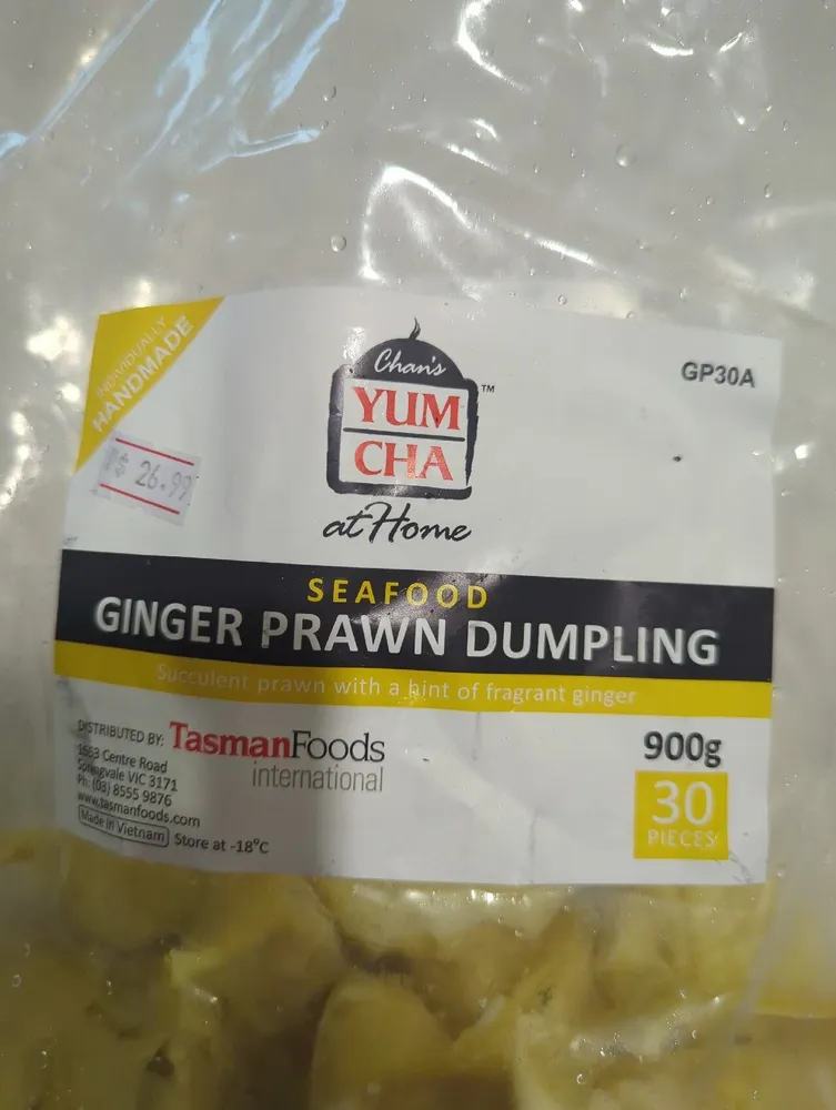 Ginger Prawn Dumplings