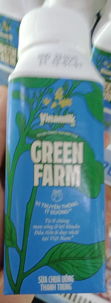 VINAMILK YOGURT DRINK GREEN FARM 200M