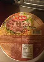 A1 Beef Instant Bowl Noodle W