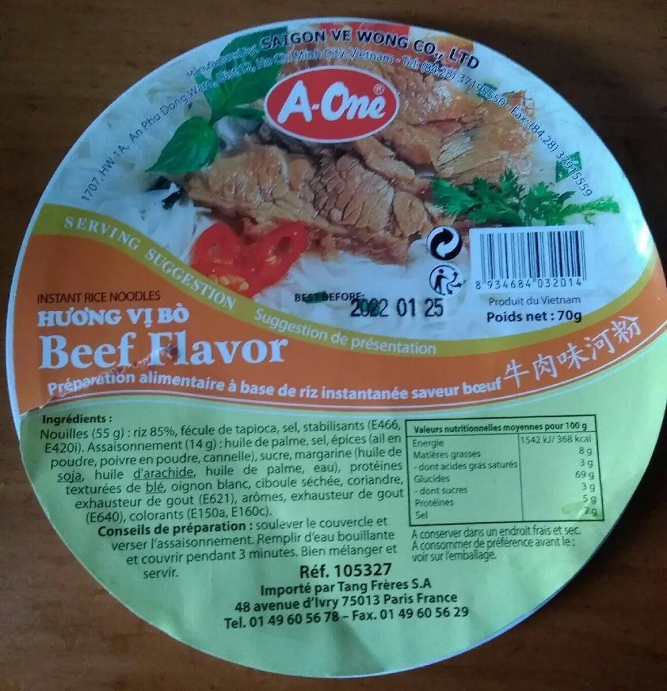 A1 Beef Rice Noodle Bowl