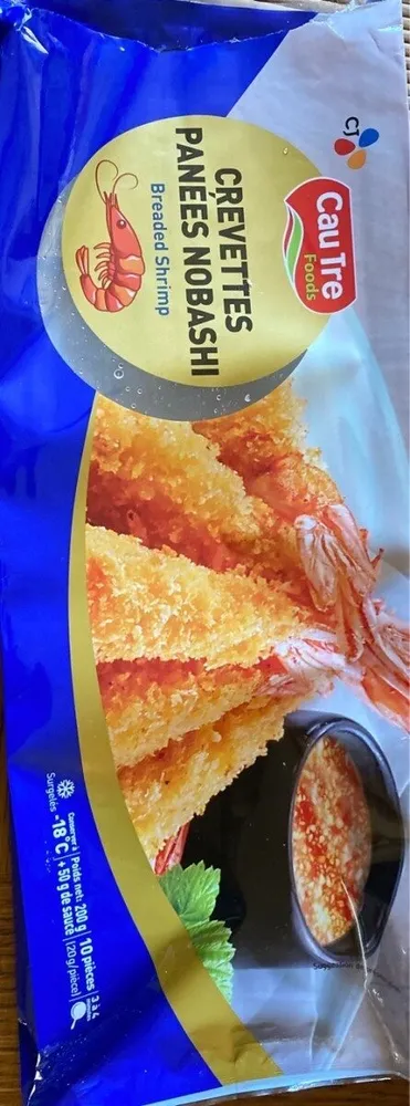 Crevette panées nobashi