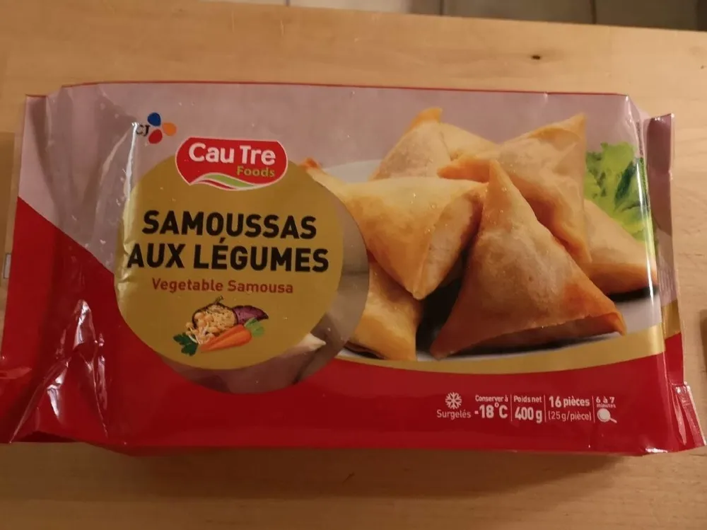 Samoussas aux legumes