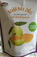 Soft dried mango