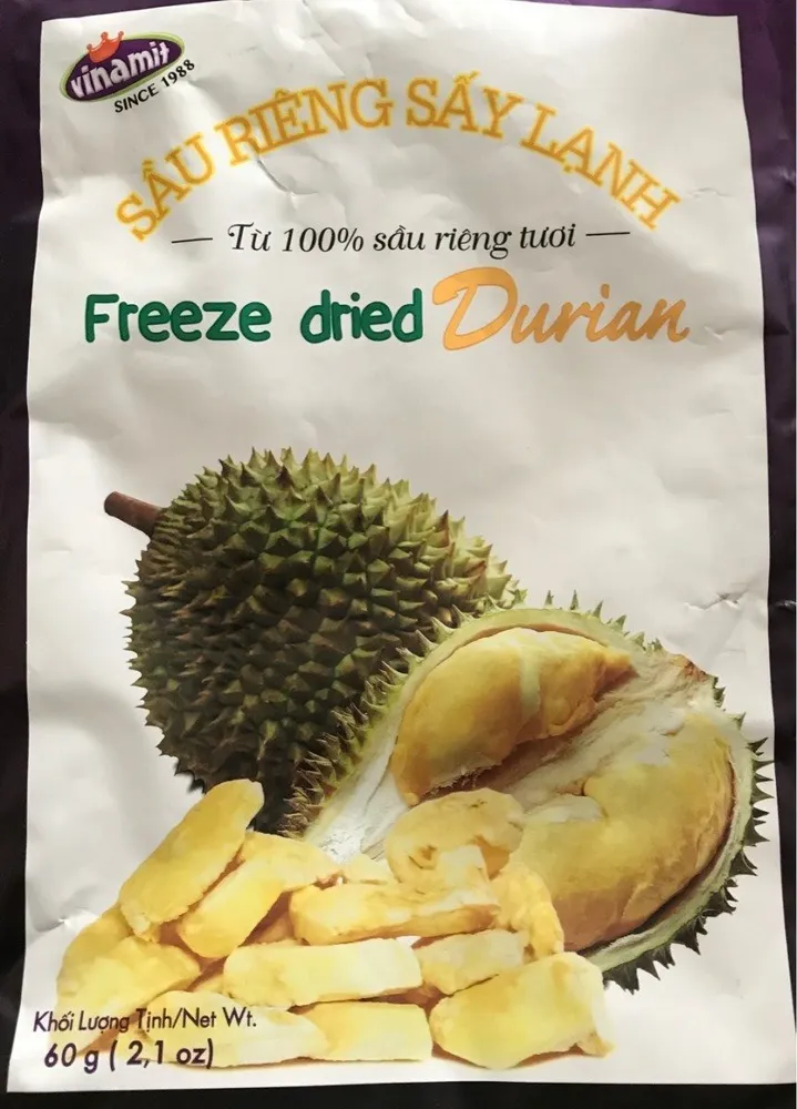 Freeze dried Durian