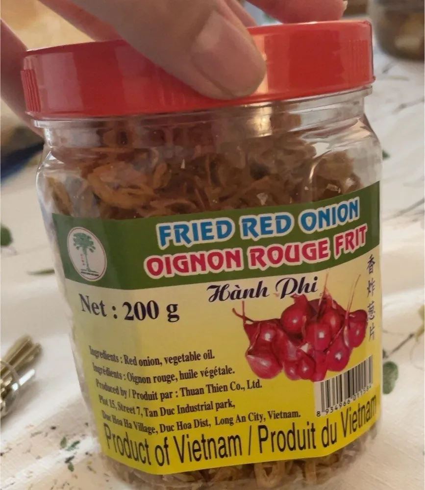Fried red Onion