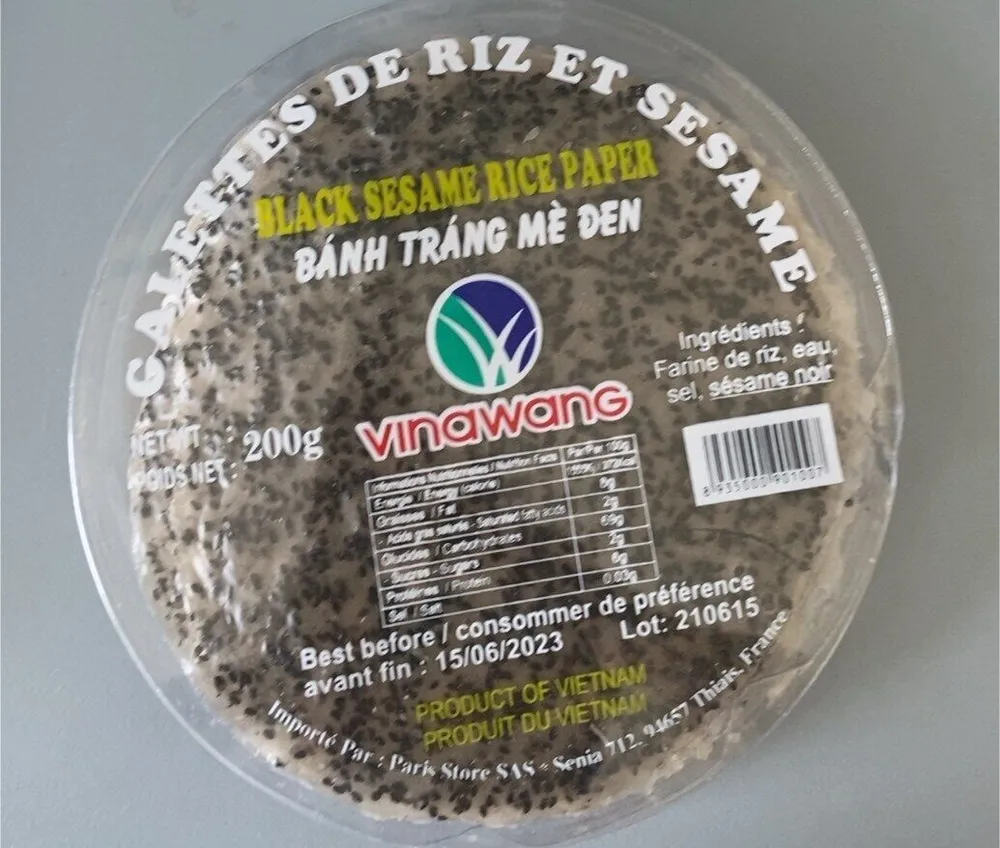Galette de riz et sesame