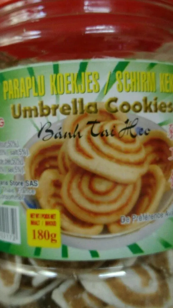 Umbrella cookies