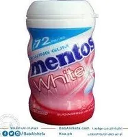 Mentos White Gum Strawberry 72 PCS