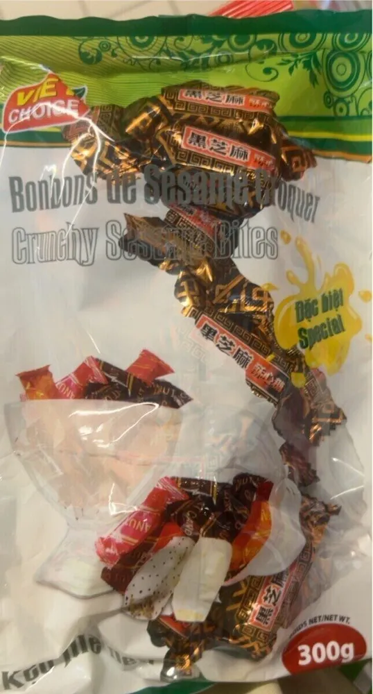 bonbons de sesames croquer