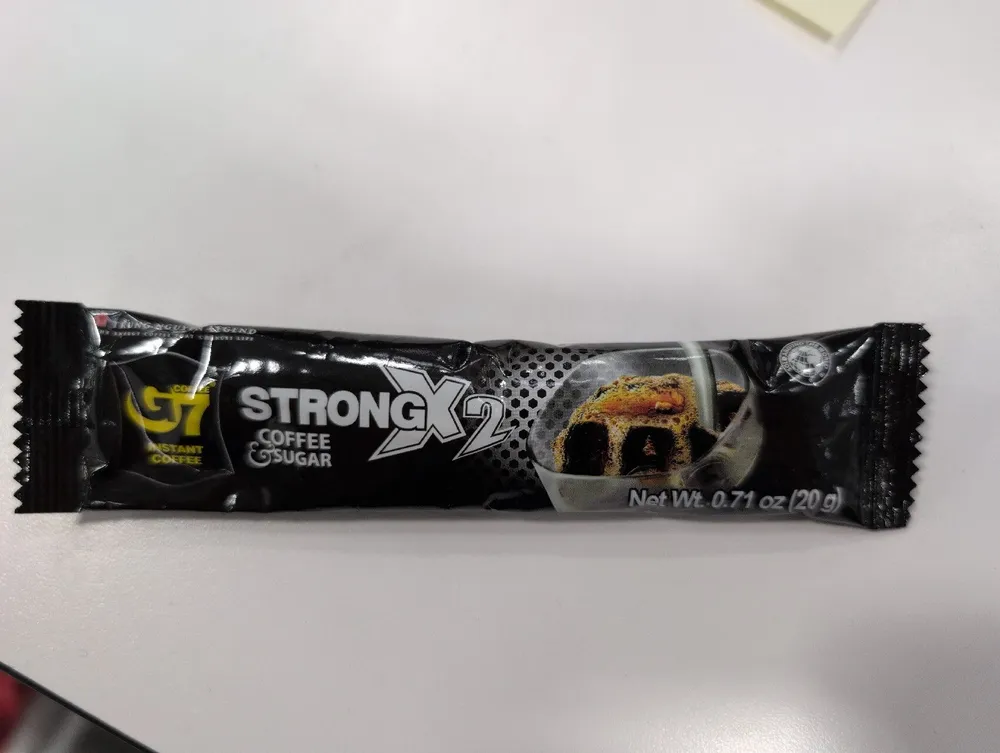 Strong X2 Coffee And Sugar