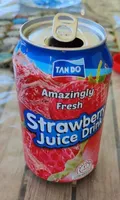 Strawberry juice drink