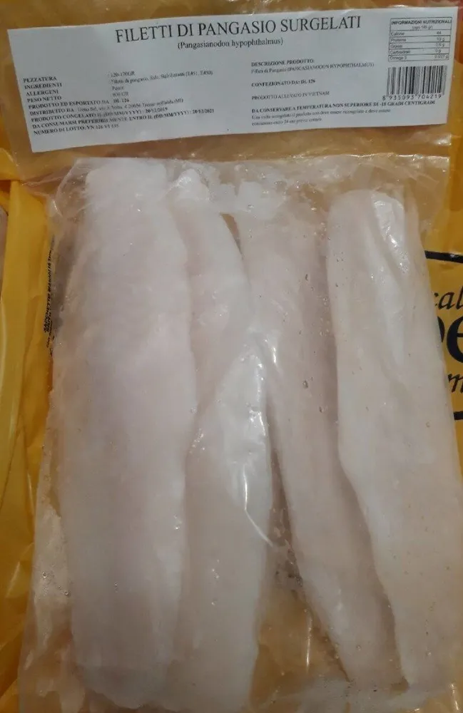 Filetti di pangasio surgelati
