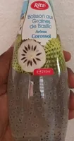 Boisson aux graines de basilic