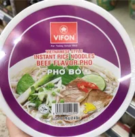 Vietnamese Style Instant Rice Noodles Beef Flavor Pho