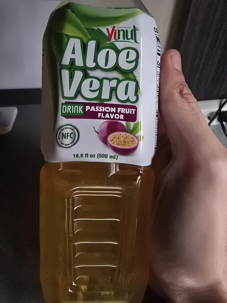 Aloe Vera Drink Passion Fruit Flavor