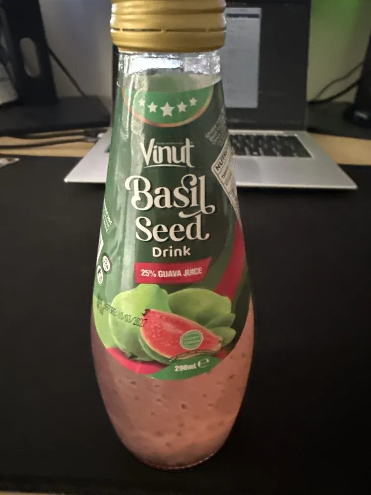 Guava Basil Seed Drink