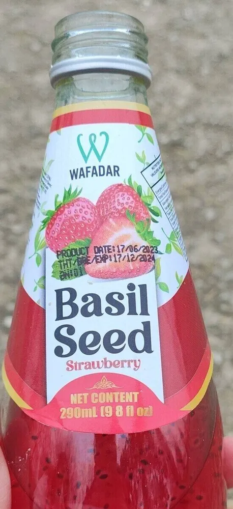 Basil seed strawberry