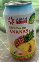 100% pur jus ananas