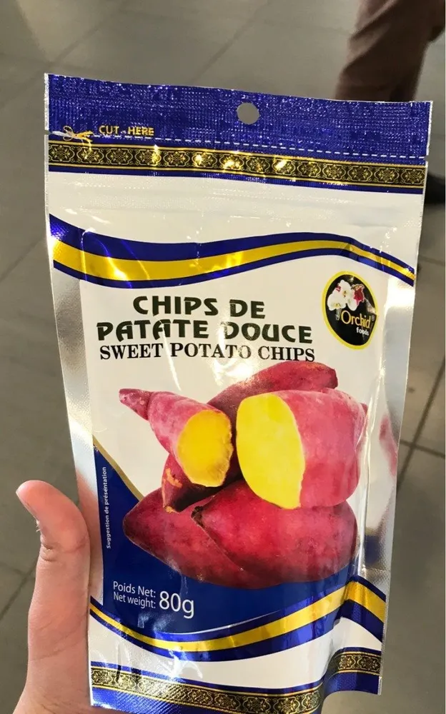 Chips de patate douce
