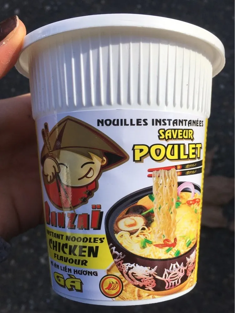 Nouilles instantanée saveur poulet