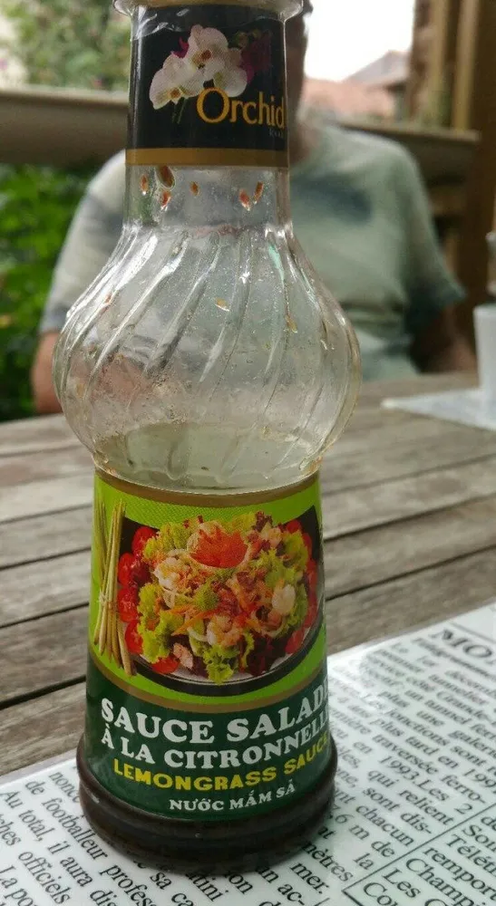 Sauce salade à la citronnelle