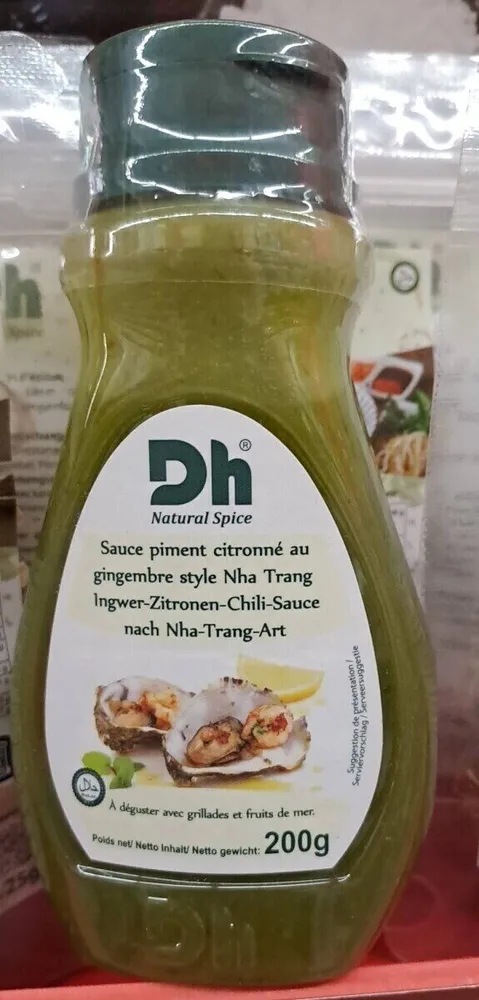 SAUCE PIMENT CITRONNE AU GINGEMBRE
