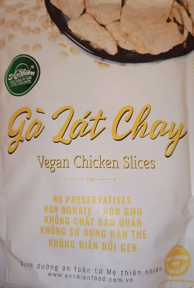 Vegan chicken slice