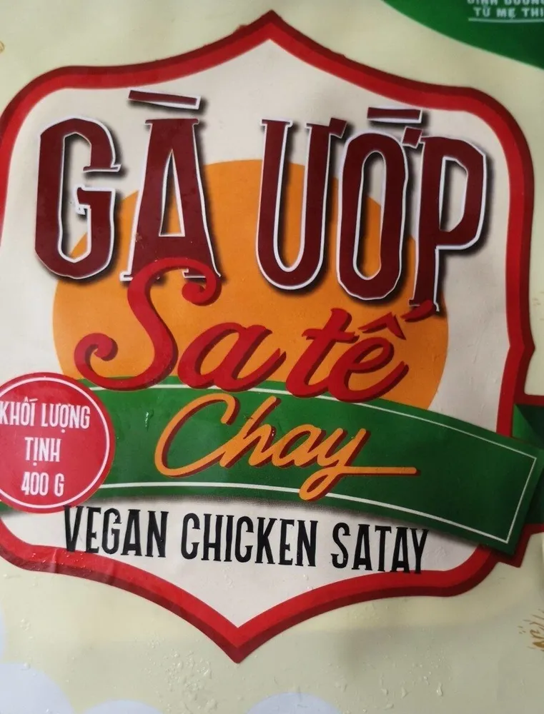 Vegan chicken satay