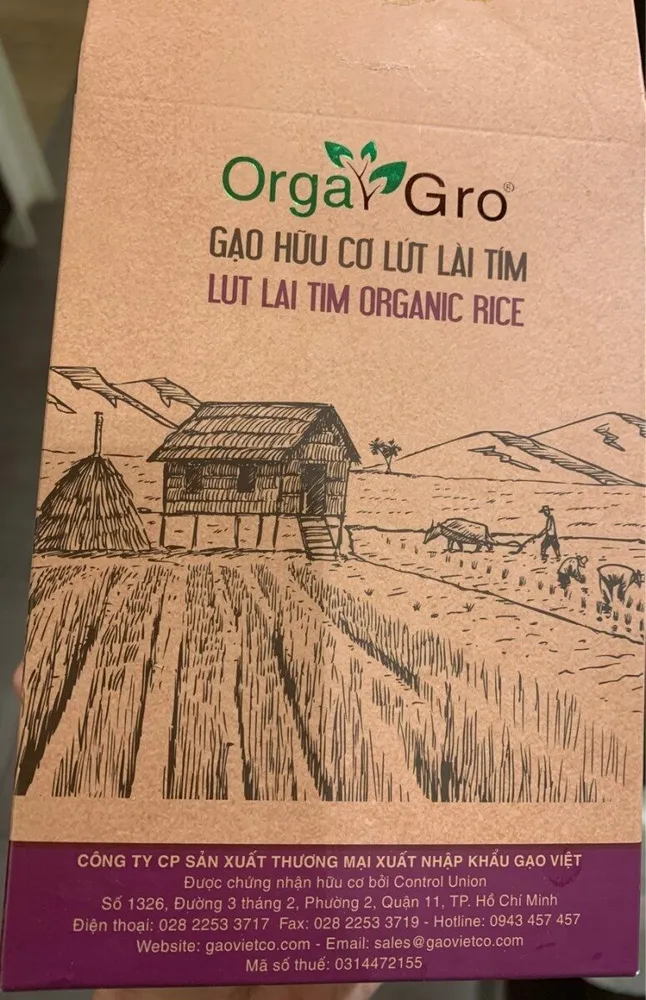 Lut lai tim organic rice