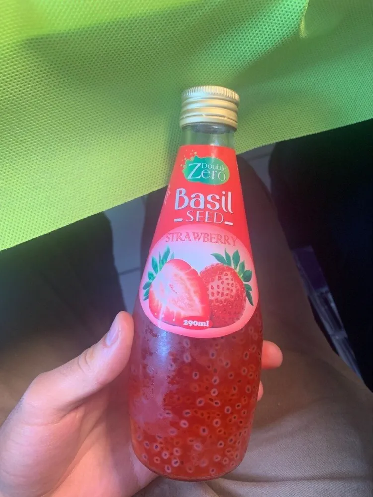 Basil seed strawberry