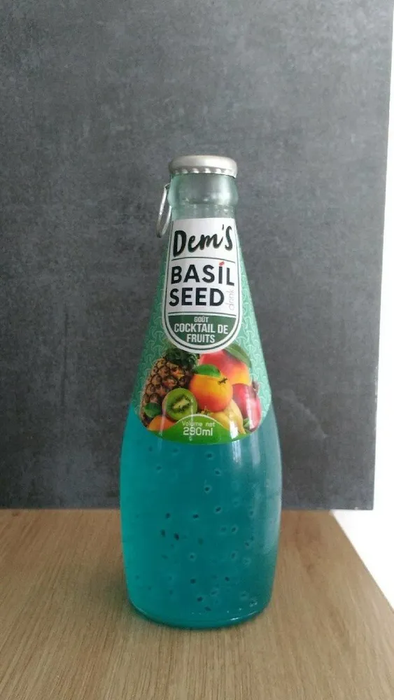 Basil seed goût cocktail de fruits