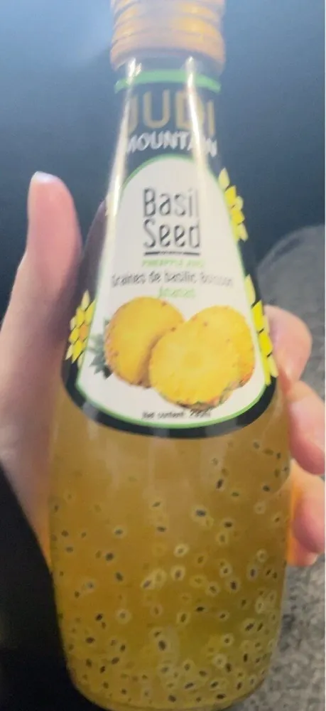 Basil seed juice