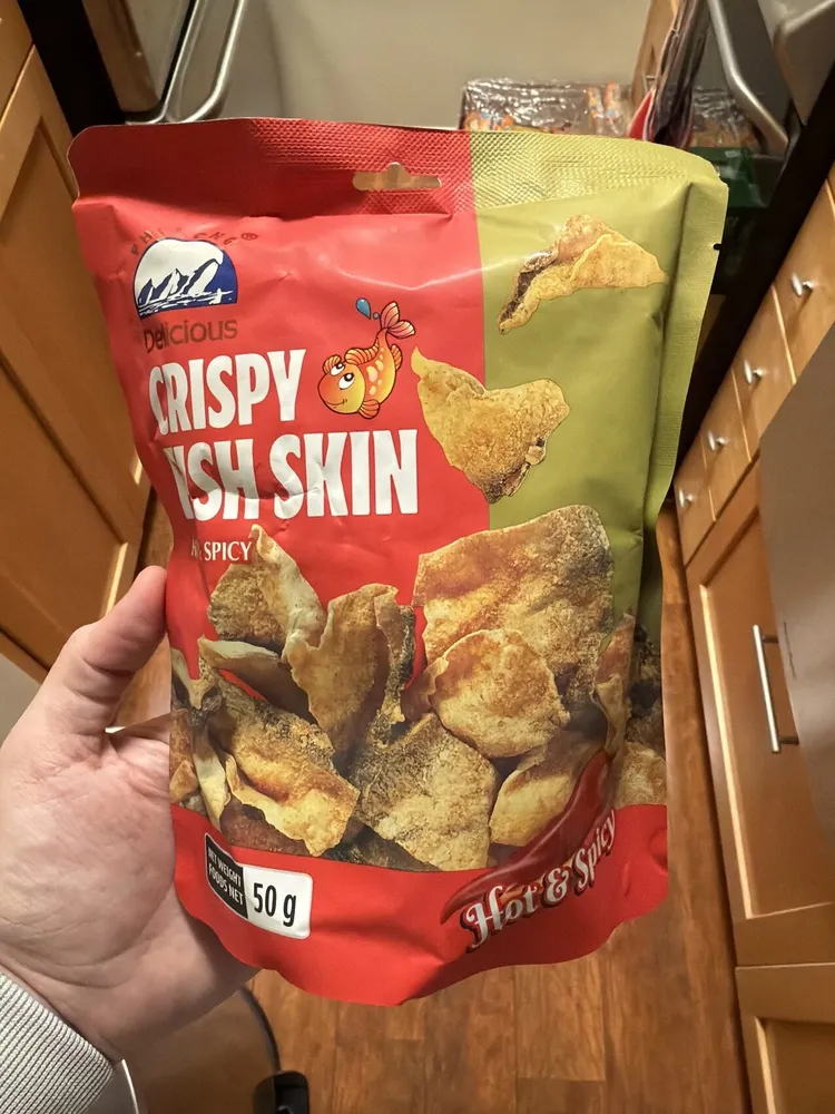 Hot & Spicy Crispy Fish Skin