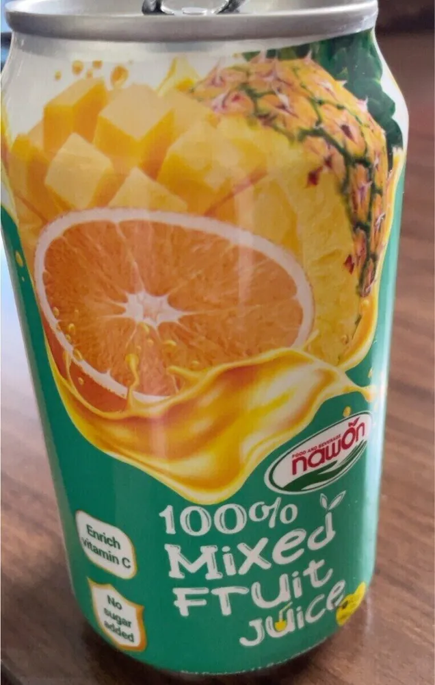 100% mixed fruit juice