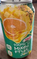 100% mixed fruit juice
