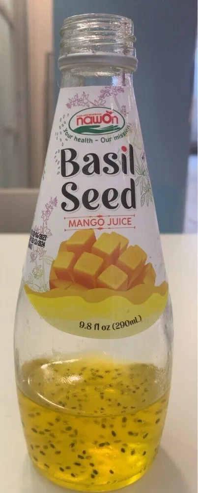 Basil Seed - Mango Juice