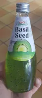 Basil seed kiwi juice
