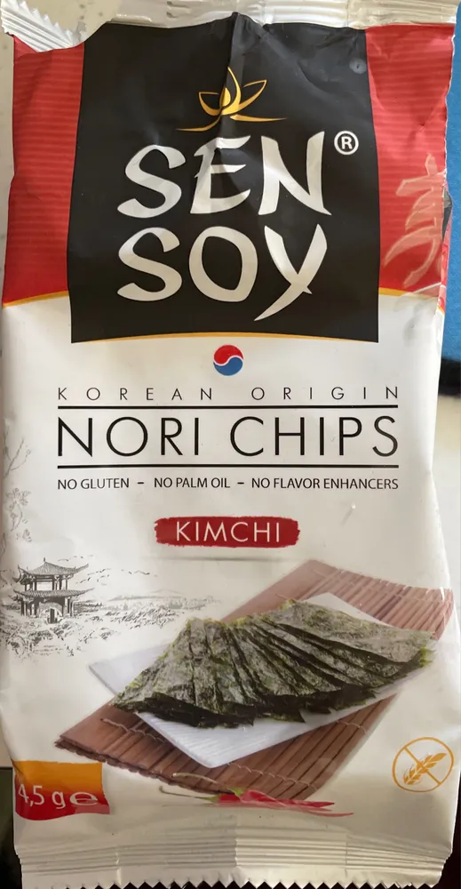Nori chips kimchi