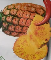Dried spicy pineapple