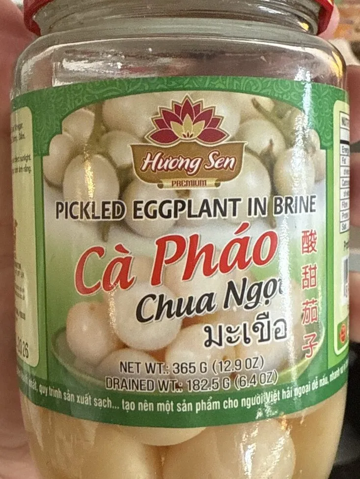 Pickled Eggplant In Brine