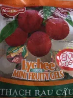 Lychee mini fruity gels