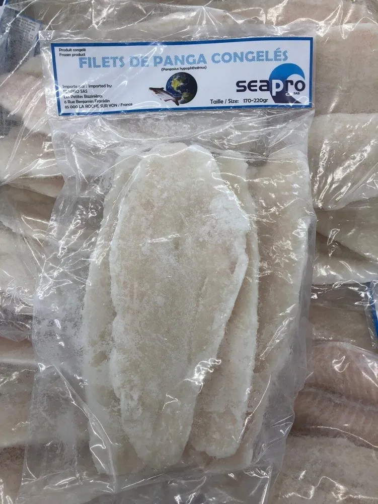 Filets de Panga congelés