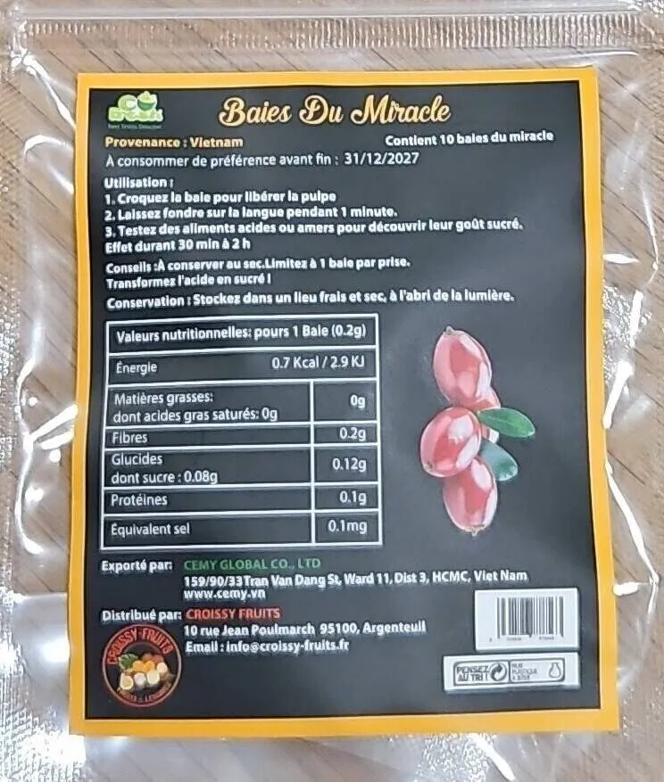 Baies du miracle