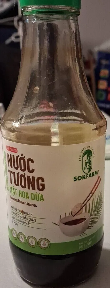 Nuoc tuong Mat hoa dua coconut flower aminos