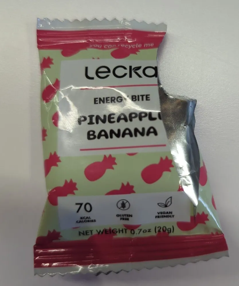 Pineapple Banana Energy Bite