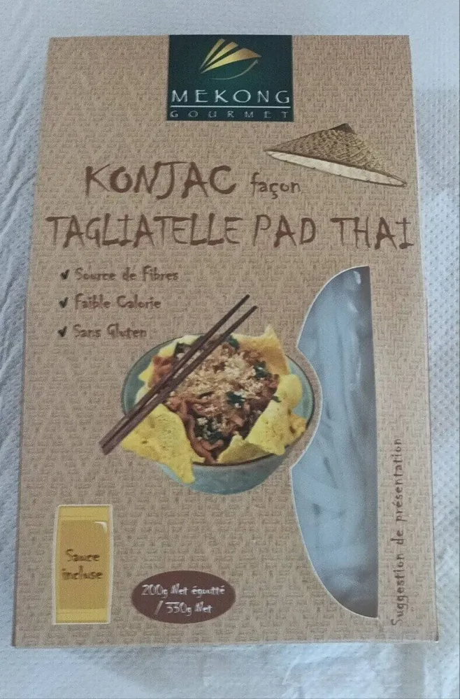 Konjac façon tagliatelles Pad Thaï